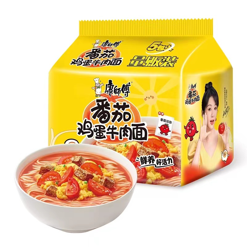 Master Kong Tomato Egg Beef Noodles 5 packs